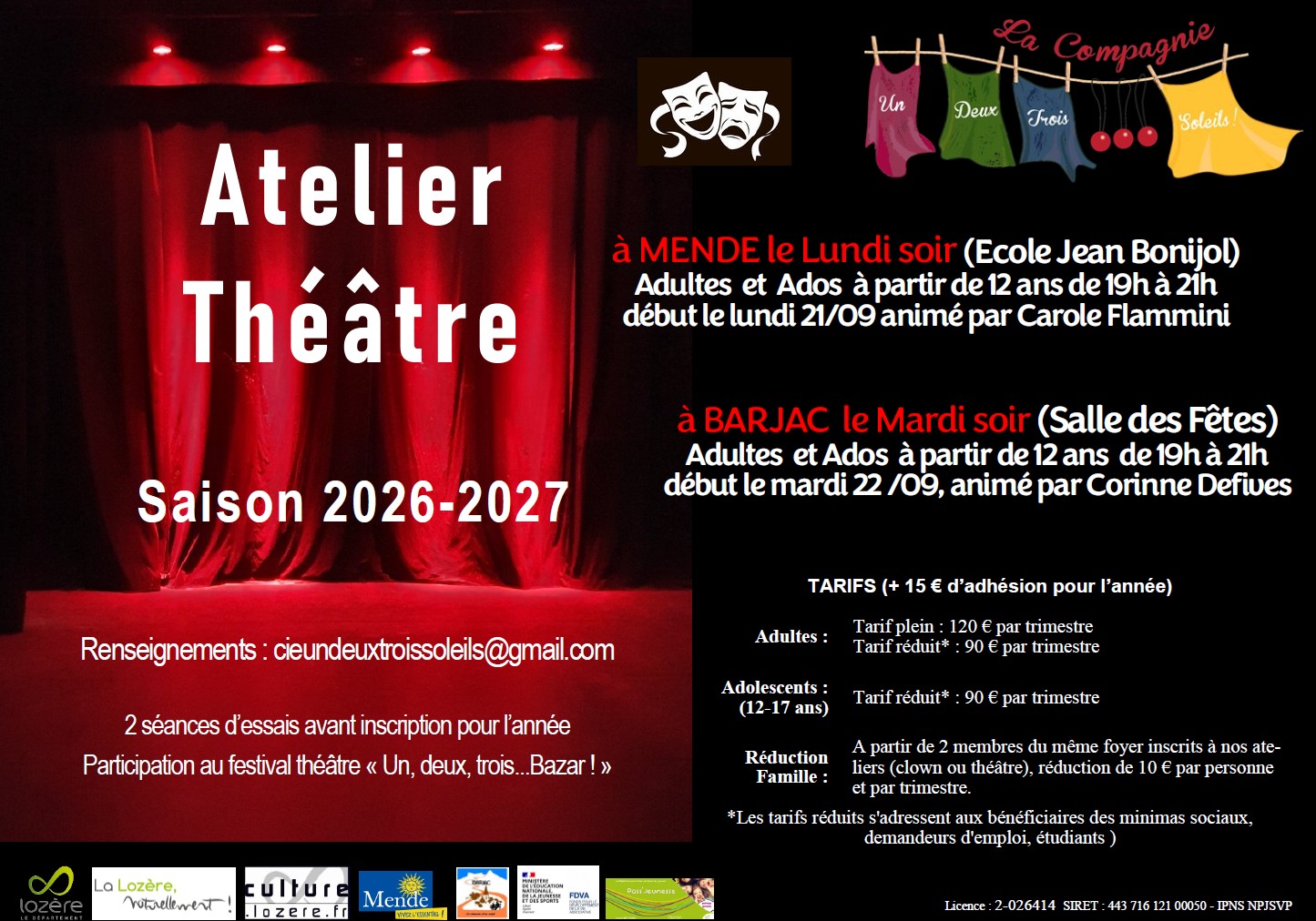 Atelier thtre 2026