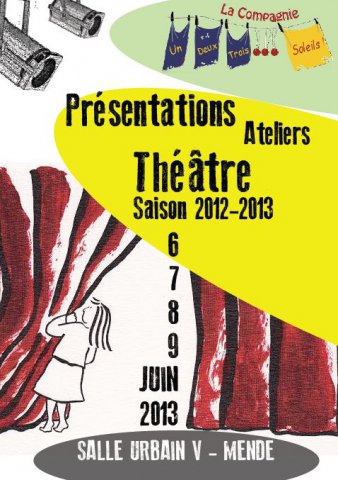 Affiches spectacles d'ateliers