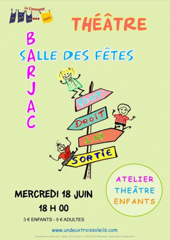 Affiches spectacles d'ateliers
