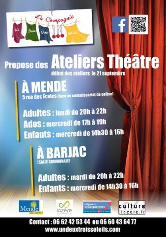 Affiches des stages et ateliers