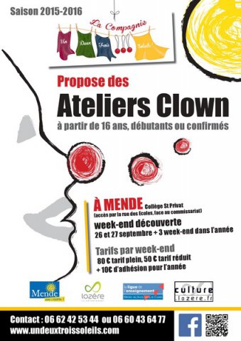 Affiches des stages et ateliers