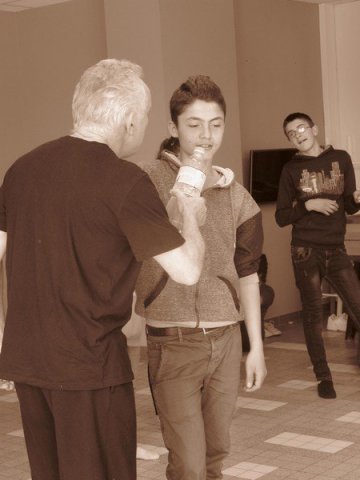 Atelier théâtre public Collège Marcel Pierrel avril 2016