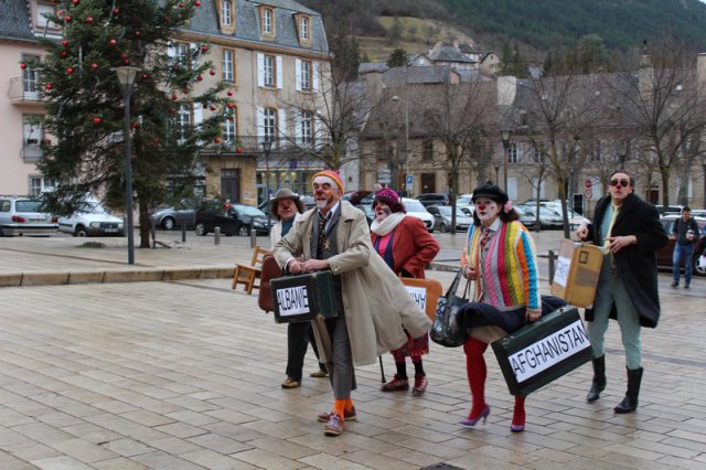 Clowns et RESF janvier 2018