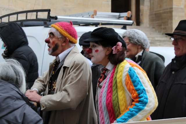 Clowns et RESF janvier 2018