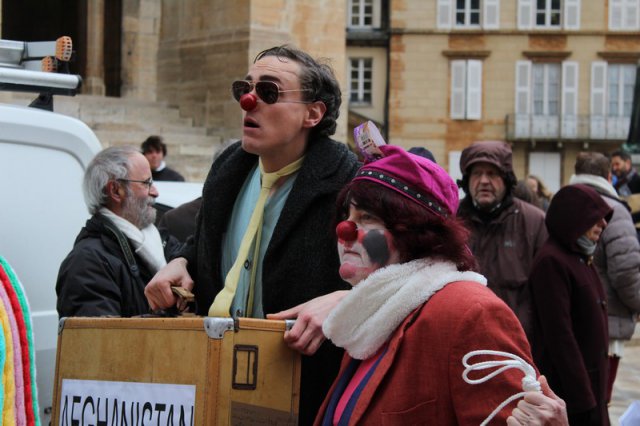 Clowns et RESF janvier 2018