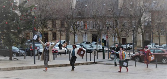 Clowns et RESF janvier 2018