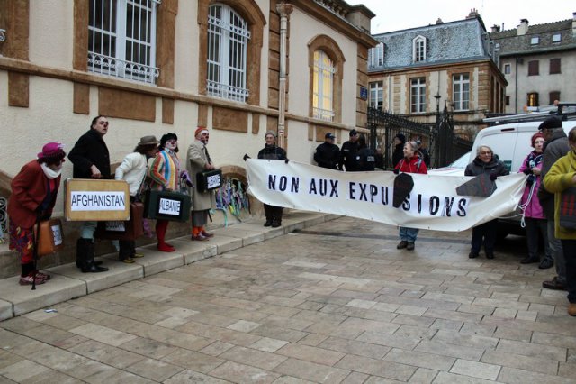 Clowns et RESF janvier 2018