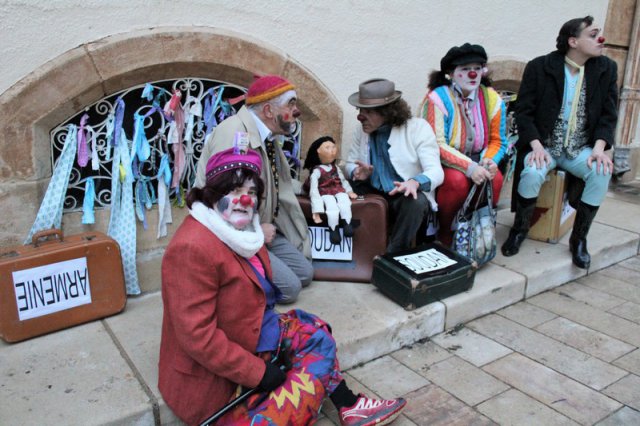 Clowns et RESF janvier 2018