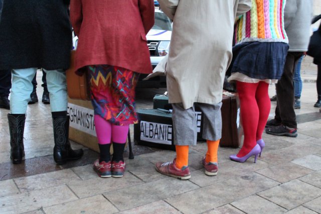 Clowns et RESF janvier 2018