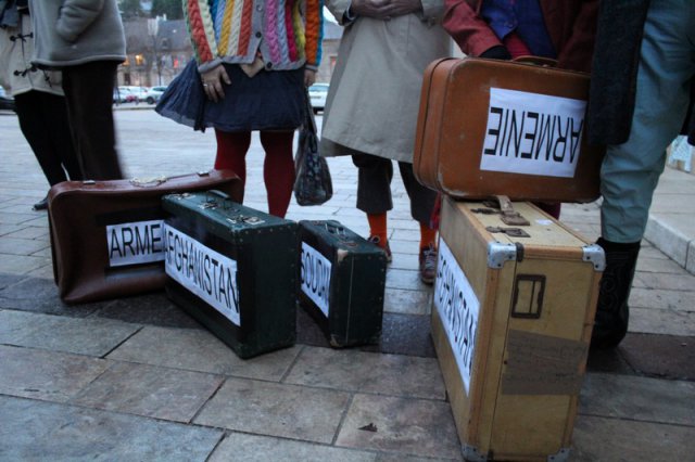 Clowns et RESF janvier 2018